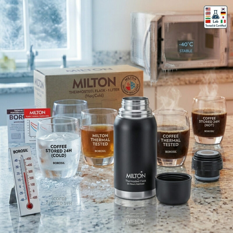 Milton Thermosteel Flask 24 Hours Hot Cold vacuum insulated stainless steel bottle