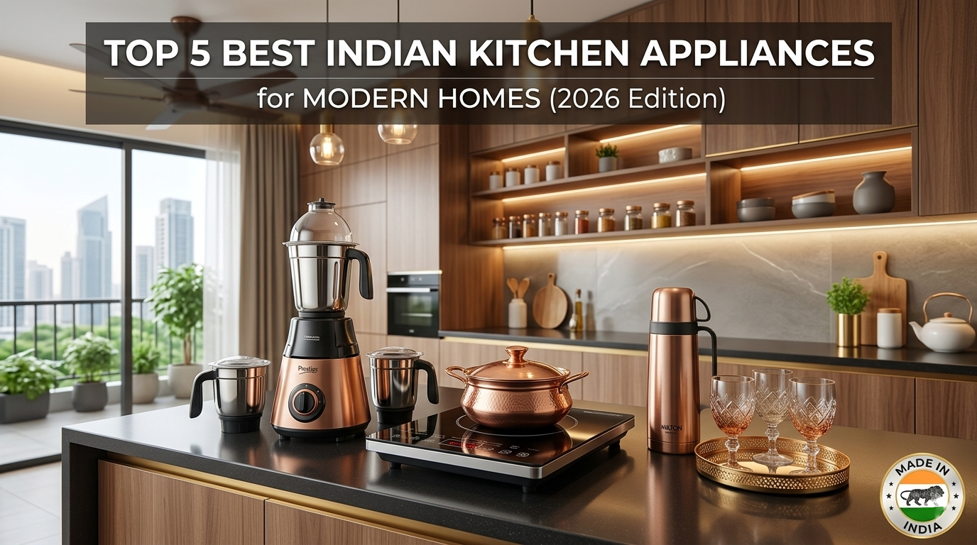 Top 5 Best Indian Kitchen Appliances for Modern Homes - 2026 Edition( Select & Shop) Made in India